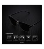 KALIYADI Polarized Sunglasses for Men and Women Semi-Rimless Frame Driving Sun glasses UV Blocking - Image 5