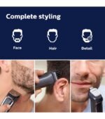 Philips Norelco Multigroomer All-in-One Trimmer Series 3000, 13 Piece Mens Grooming Kit, for Beard, Face, Nose, and Ear Hair Trimmer and Hair Clipper, NO Blade Oil Needed, MG3750/60 - Image 6