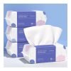PoeticEHome Extra Thick Cotton Dry Wipes, Disposable Face Towel Lint-Free Facial Tissue Cloths for Deeply Cleansing & Makeup Cleaning 4 PACK