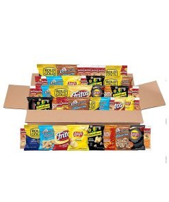 Frito-Lay Sweet & Salty Snacks Variety Box, Mix of Cookies, Crackers, Chips & Nuts, 50 Sweet & Salty Care Package ,50 Count (Pack of 1)