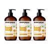 Everyone Liquid Hand Soap, 12.75 Ounce (Pack of 3), Meyer Lemon and Mandarin, Plant-Based Cleanser with Pure Essential Oils