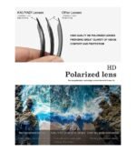 KALIYADI Polarized Sunglasses for Men and Women Semi-Rimless Frame Driving Sun glasses UV Blocking - Image 6