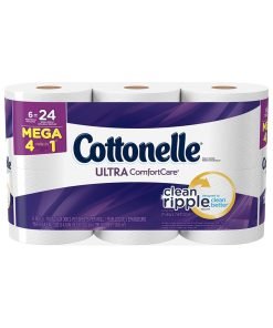 Cottonelle Ultra Comfort Care Toilet Paper, Bath Tissue, 6 Mega Toilet Paper Rolls