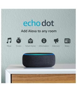 Echo Dot (3rd Gen, 2018 release) – Smart speaker with Alexa – Charcoal