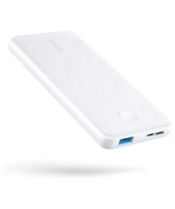 Anker Portable Charger, 313 Power Bank (PowerCore Slim 10K) 10000mAh Battery Pack with High-Speed PowerIQ Charging Technology and USB-C (Input Only) for iPhone, Samsung Galaxy, and More (White)