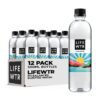 LIFEWTR Premium Purified Water pH Balanced with Electrolytes, 100% recycled plastic bottles, 16.9 Fl Oz Bottles, 500ml (Pack of 12)