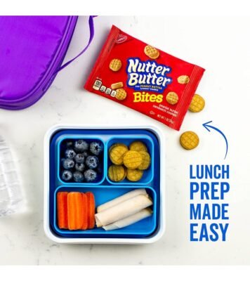 OREO Mini Cookies, CHIPS AHOY Mini Cookies, SOUR PATCH KIDS Candy & Nutter Butter Bites Cookies & Candy Variety Pack, 32 Snack Packs - Image 10