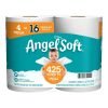 Angel Soft® Toilet Paper, 4 Mega Rolls = 16 Regular Rolls, 2-Ply Bath Tissue
