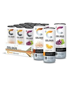 CELSIUS Sparkling Classic Pop Pack, Functional Essential Energy Drink 12 Fl Oz (Pack of 24)