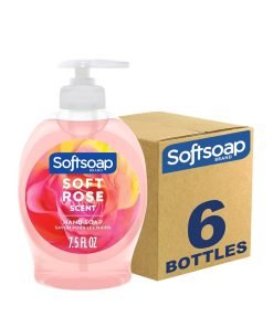 Softsoap Liquid Hand Soap, Soft Rose – 7.5 Fl Oz (Pack of 6)