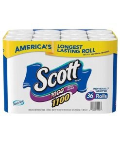 Scott Bath Tissue, 1, 100 Sheetsper Roll, 36 Count