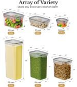 Chef's Path Airtight Food Storage Container Set with Lids – Superior Variety Pack of 36 for Kitchen & Pantry Organization, – BPA Free Kitchen Storage Containers for Cereal, Flour &, Sugar - Image 2