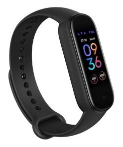 Amazfit Band 5 Activity Fitness Tracker with Alexa Built-in, 15-Day Battery Life, Blood Oxygen, Heart Rate, Sleep & Stress Monitoring, 5 ATM Water Resistant, Fitness Watch for Men Women Kids, Black