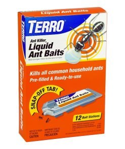 TERRO T300B Liquid Ant Killer, 12 Bait Stations
