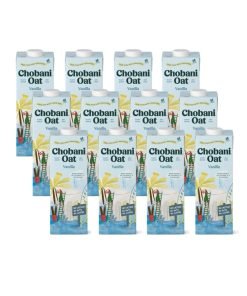 Chobani Oat Drink, Vanilla Barista Edition, No Lactose, No Nuts, Gluten Free, 32 Ounce (Pack of 12)