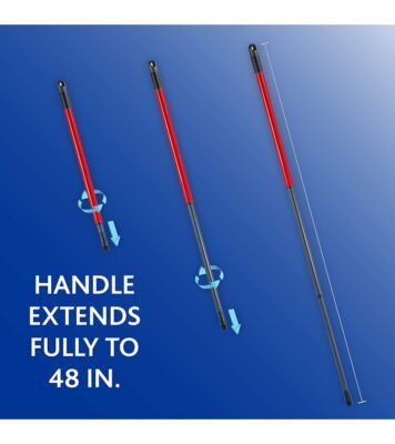 O-Cedar Easywring Microfiber Spin Mop & Bucket Floor Cleaning System with 4 Extra Refills - Image 6