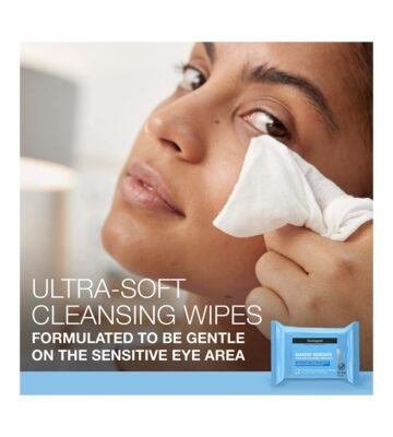 Neutrogena Cleansing Fragrance Free Makeup Remover Face Wipes, Cleansing Facial Towelettes for Waterproof Makeup, Alcohol-Free, Unscented, 100% Plant-Based Fibers, Twin Pack, 2 x 25 ct - Image 4