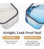 Chef's Path Airtight Food Storage Container Set with Lids – Superior Variety Pack of 36 for Kitchen & Pantry Organization, – BPA Free Kitchen Storage Containers for Cereal, Flour &, Sugar - Image 7