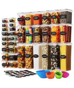 Chef's Path Airtight Food Storage Container Set with Lids – Superior Variety Pack of 36 for Kitchen & Pantry Organization, – BPA Free Kitchen Storage Containers for Cereal, Flour &, Sugar