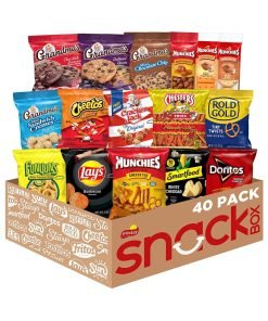 Frito-Lay Ultimate Snack Care Package, Variety Assortment of Chips, Cookies, Crackers & More, 40 Count