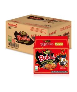 Samyang 2X Buldak (Korean) Hot Spicy Chicken Stir Fried Ramen 4.94 oz (Pack of 40)