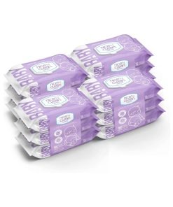 Nice 'n Clean Unscented Baby Wipes (672 Total Wipes) | Ideal for Sensitive Skin | Hypoallergenic, Plastic-Free, Plant-Based Wet Wipes | Made w/ 100% Purified Water