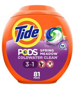 Tide PODS Laundry Detergent Soap Pods, Spring Meadow, 81 count