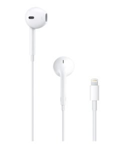 Apple EarPods Headphones with Lightning Connector. Microphone with Built-in Remote to Control Music, Phone Calls, and Volume. Wired Earbuds for iPhone