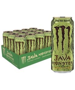 Java Monster Irish Blend, Coffee + Energy Drink, 15 Ounce (Pack of 12)