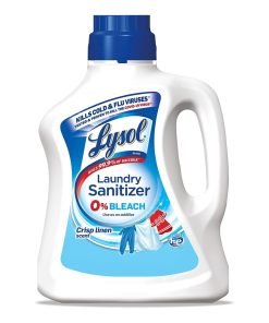 Lysol Laundry Sanitizer Additive, Bacteria-Causing Laundry Odor Eliminator, 0% Bleach Laundry Sanitizer, color, , Multi 90 Fl Oz Crisp Linen