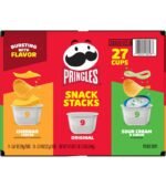 Pringles Potato Crisps Chips, Lunch Snacks, Office and Kids Snacks, Snack Stacks, Variety Pack, 19.3oz Box (27 Cups) - Image 8