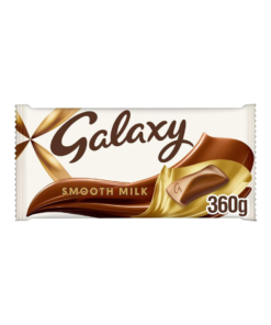 Galaxy Smooth Milk Chocolate Bar for Sharing, Chocolate Gift, Father's Day Gift, 360g, (Packaging May Vary)