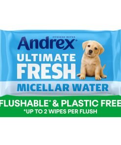 Andrex Ultimate Fresh Flushable Moist Toilet Tissue Wipes Single Pack x36