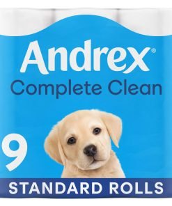 Andrex Complete Clean Toilet Rolls x9