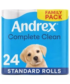 Andrex Complete Clean Toilet Rolls x24
