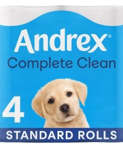 Andrex Complete Clean Toilet Rolls x4